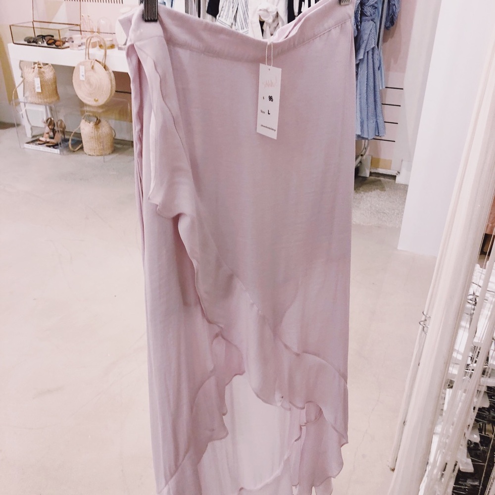 Naked Zebra Lilac Maxi Skirt